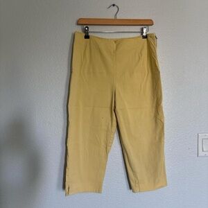 Willi Smith Light Yellow Stretch Pants